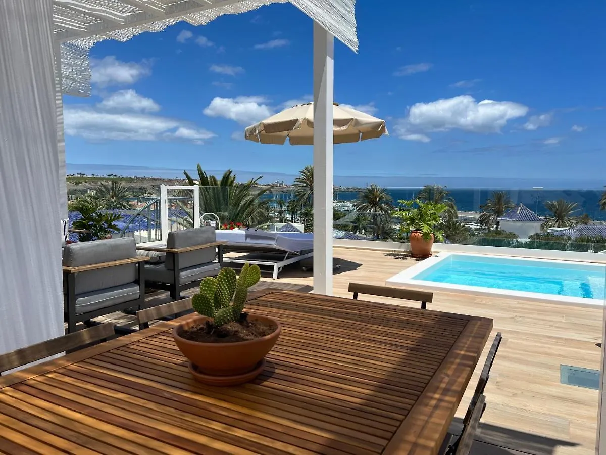 Pasitoblanco Porto Mare 7 Seaview Villa Private Heated Pool Pasito Blanco Spain